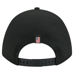 Miami Marlins American Flag 9FORTY M-Crown A-Frame Adjustable Hat - Black | New Era