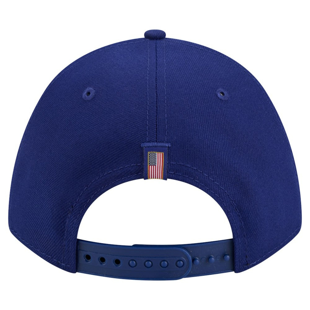 Texas Rangers American Flag 9FORTY M-Crown A-Frame Adjustable Hat - Royal | New Era