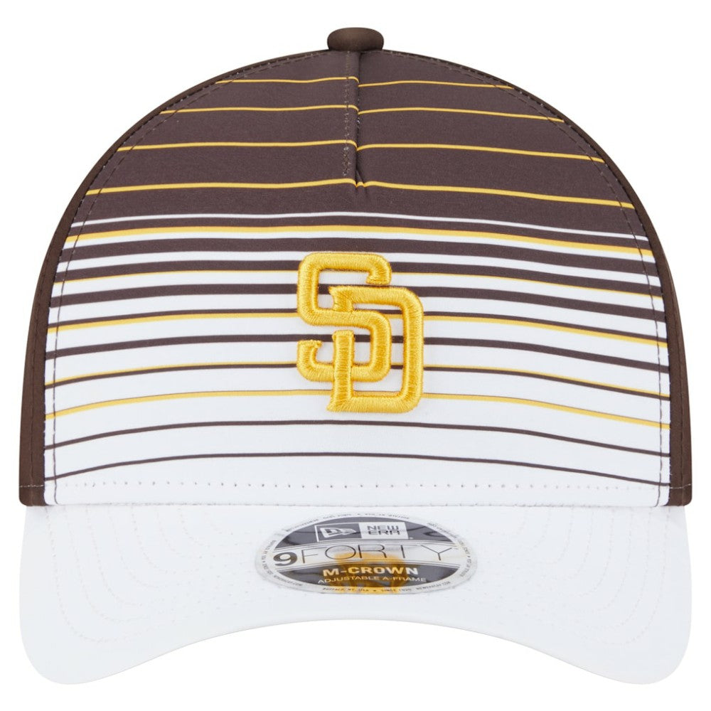San Diego Padres Gradient 9FORTY M-Crown Adjustable Hat - Brown | New Era