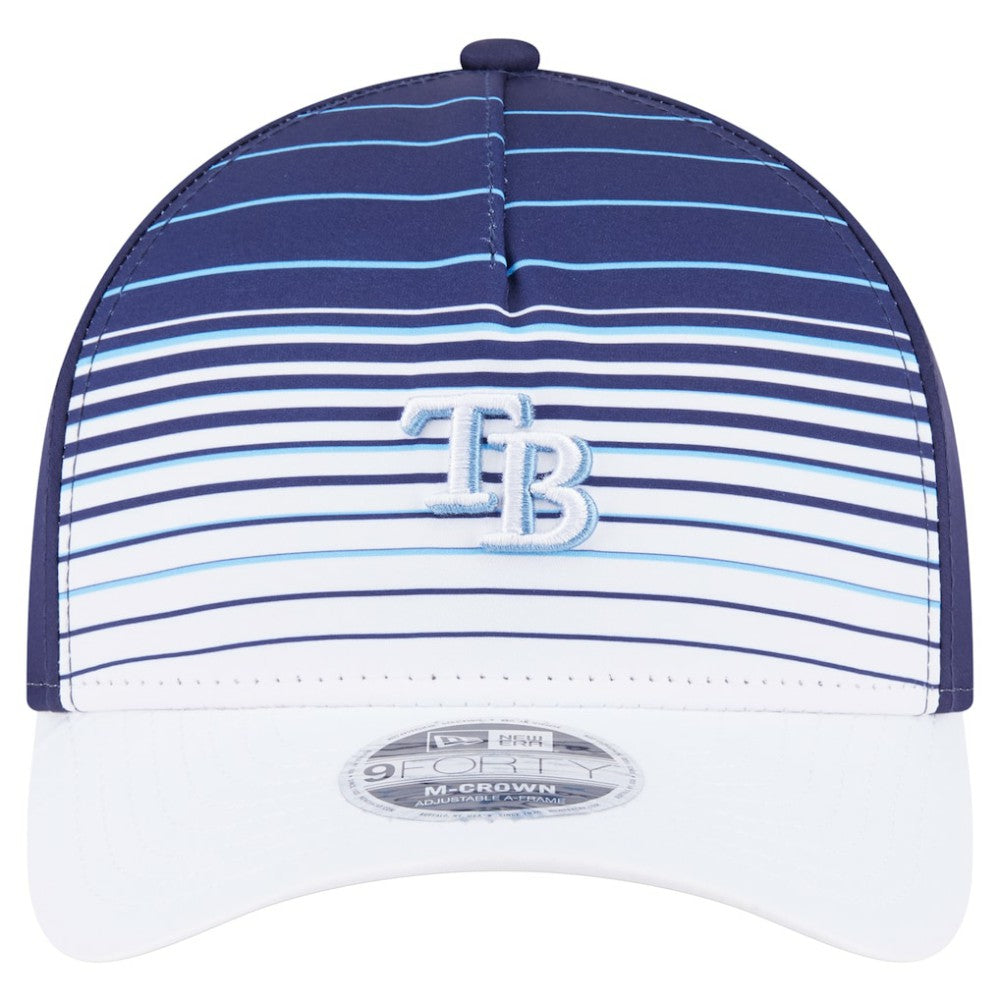 Tampa Bay Rays Gradient 9FORTY M-Crown Adjustable Hat - Navy | New Era