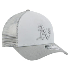 Athletics Color Pack A-Frame 9FORTY Trucker Adjustable Hat - Gray | New Era