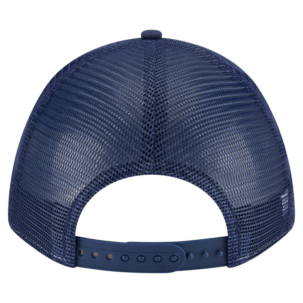 Miami Marlins 2-Tone Color Pack 9FORTY M-Crown A-Frame Adjustable Hat - Light Blue/Navy | New Era