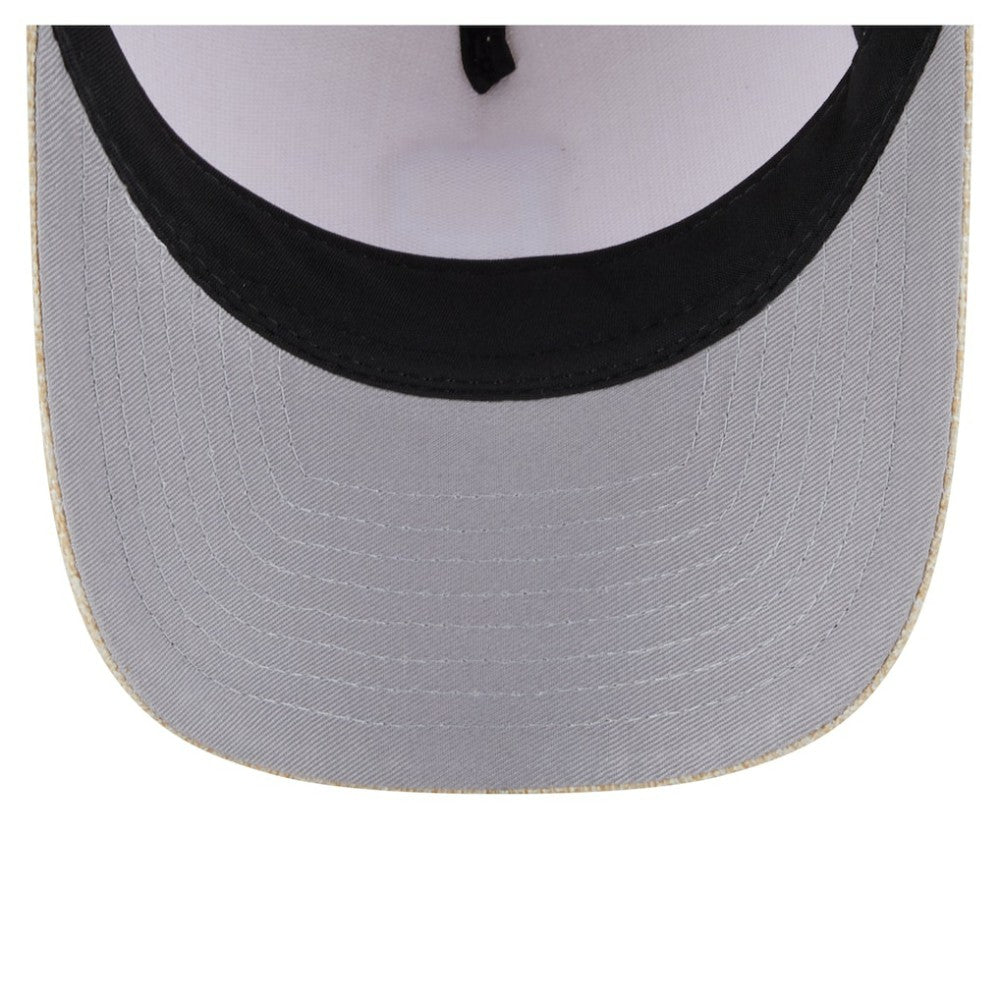 Pittsburgh Pirates Cotton Weave M-Crown A-Frame 9FORTY Adjustable Hat - Beige | New Era