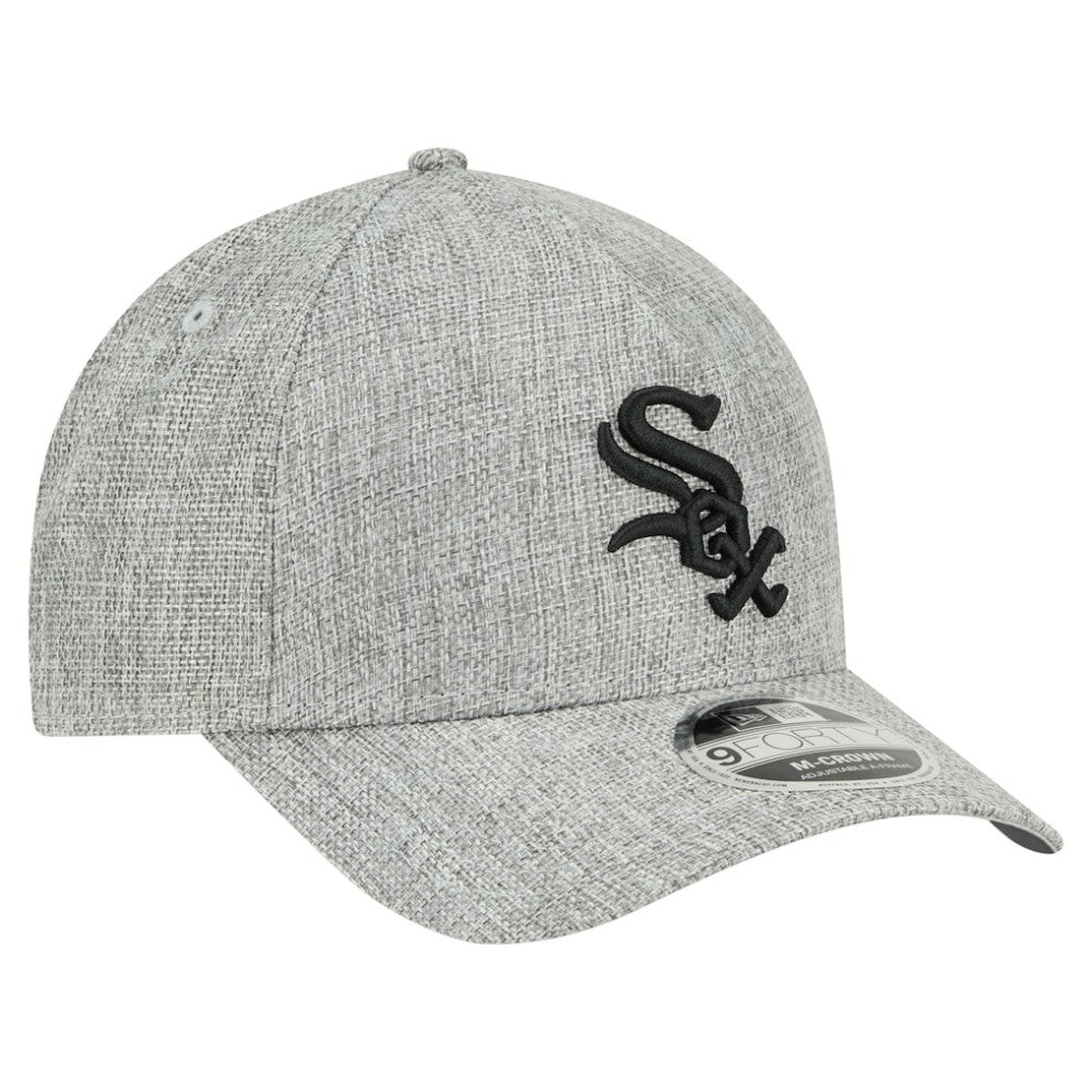 Chicago White Sox Cotton Weave M-Crown A-Frame 9FORTY Adjustable Hat - Gray | New Era