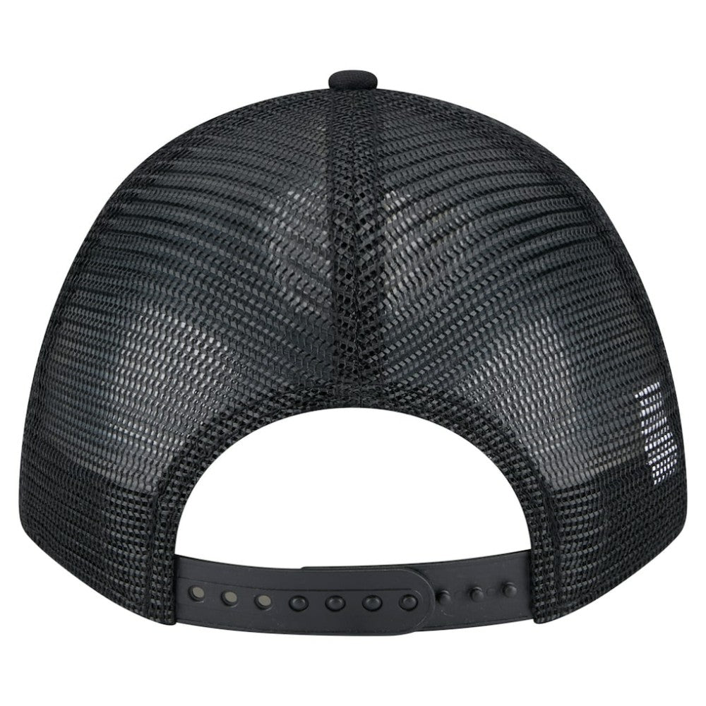 San Francisco Giants Gradient 9FORTY A-Frame M-Crown Trucker Adjustable Hat - Black | New Era