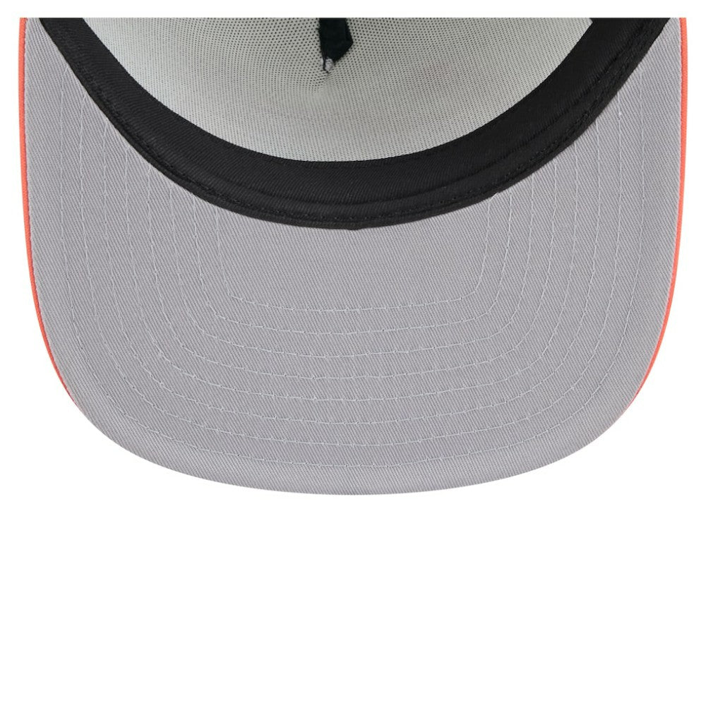 San Francisco Giants Retro Script Trucker 9FIFTY Snapback Hat - White/Orange | New Era