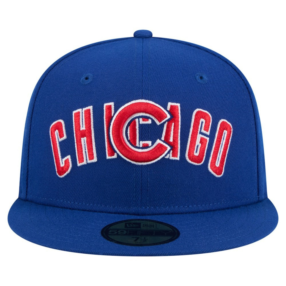 Chicago Cubs Overlap 59FIFTY Fitted Hat - Royal | New Era