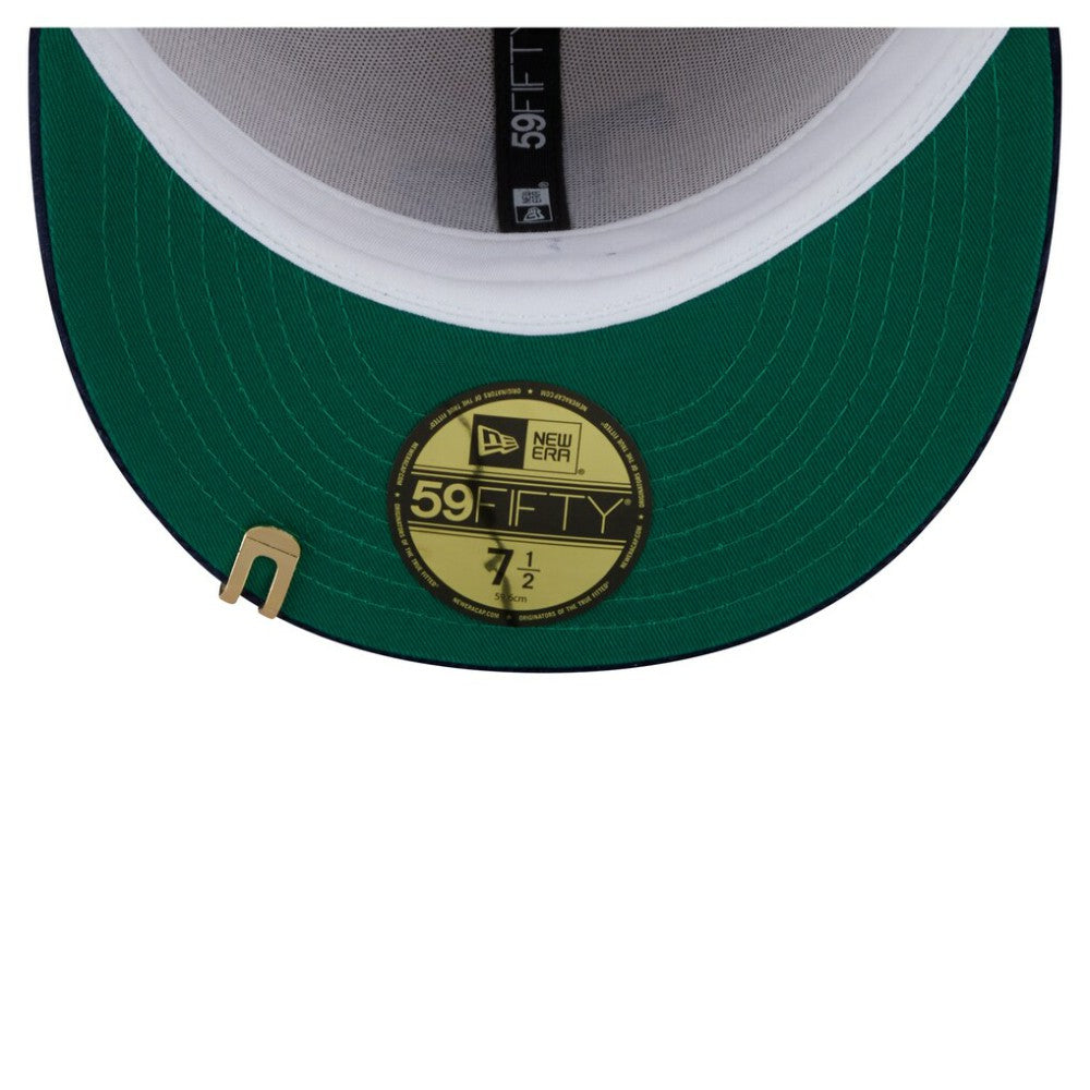 Tampa Bay Rays Two-Tone Corduroy 59FIFTY Fitted Hat - Cream/Navy | New Era