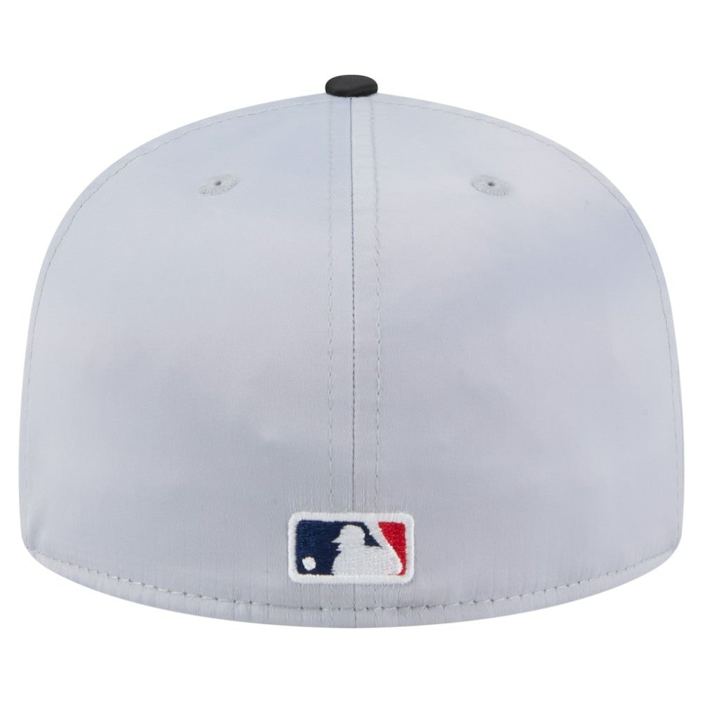 San Francisco Giants Satin 59FIFTY Fitted Hat - Gray/Black | New Era