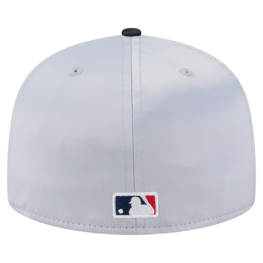 Chicago White Sox Satin 59FIFTY Fitted Hat - Gray/Black | New Era