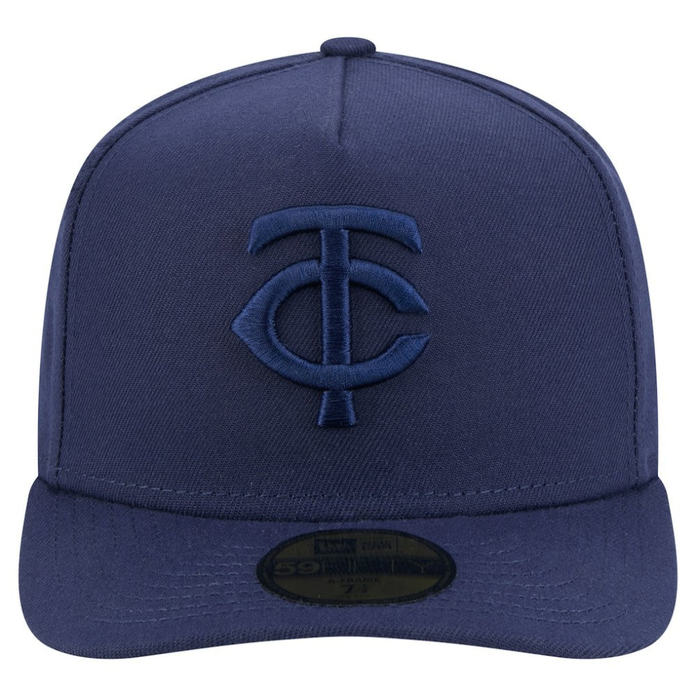 Minnesota Twins Color Pack A-Frame 59FIFTY Fitted Hat - Navy | New Era