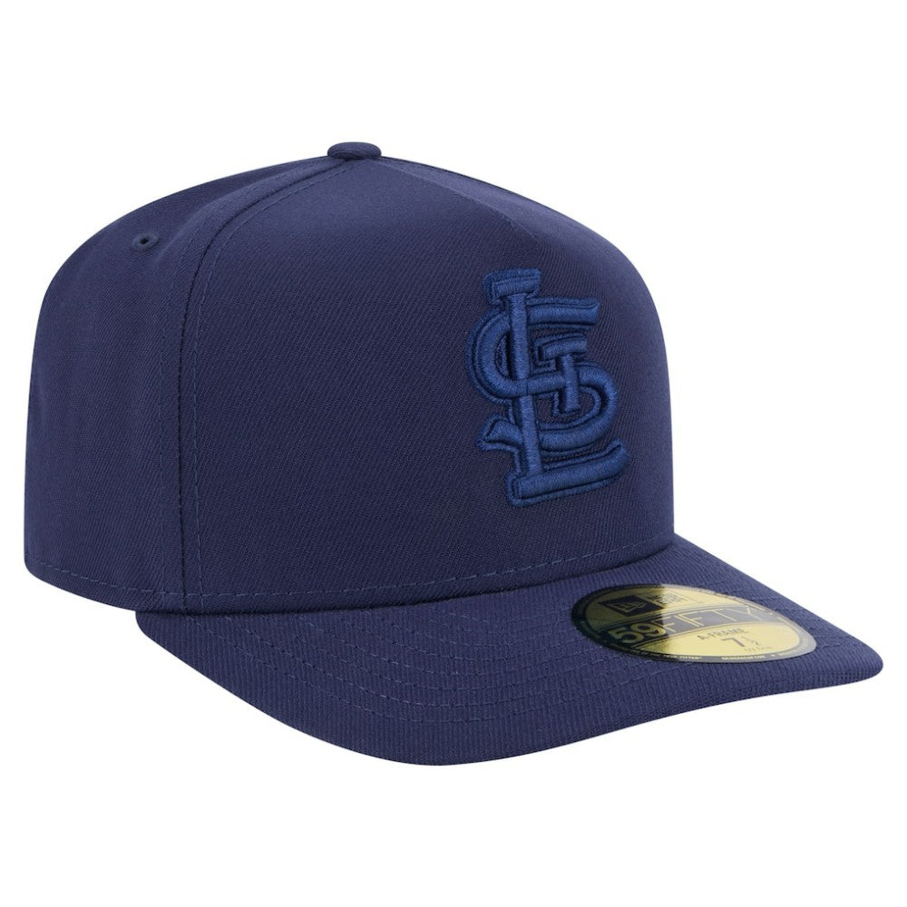 St. Louis Cardinals Color Pack A-Frame 59FIFTY Fitted Hat - Navy | New Era