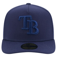 Tampa Bay Rays Color Pack A-Frame 59FIFTY Fitted Hat - Navy | New Era