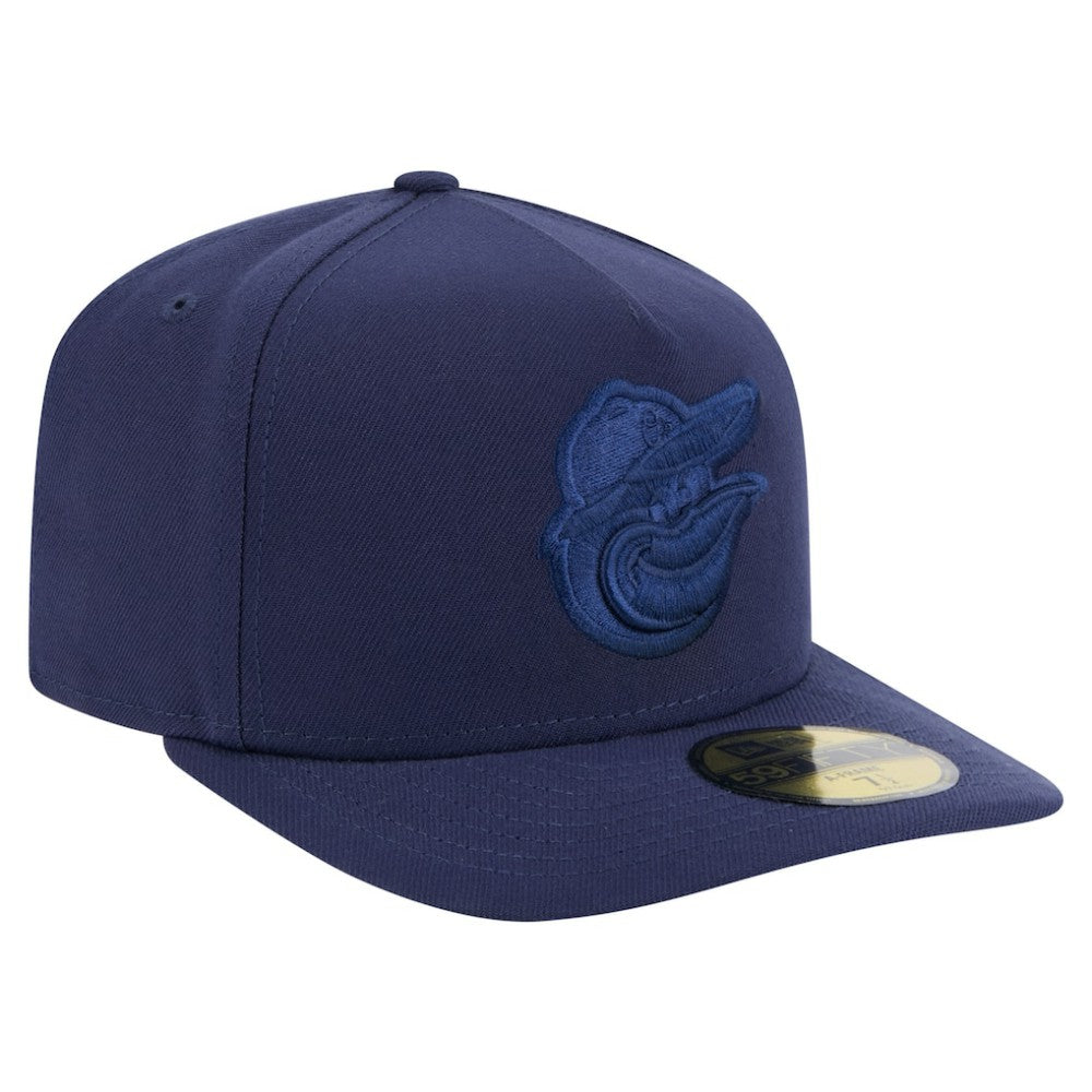 Baltimore Orioles Color Pack A-Frame 59FIFTY Fitted Hat - Navy | New Era