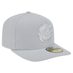 Baltimore Orioles Colorpack A-Frame 59FIFTY Fitted Hat - Gray | New Era