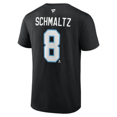 Nick Schmaltz Utah Mammoth Fanatics Authentic Stack Name & Number T-Shirt Black