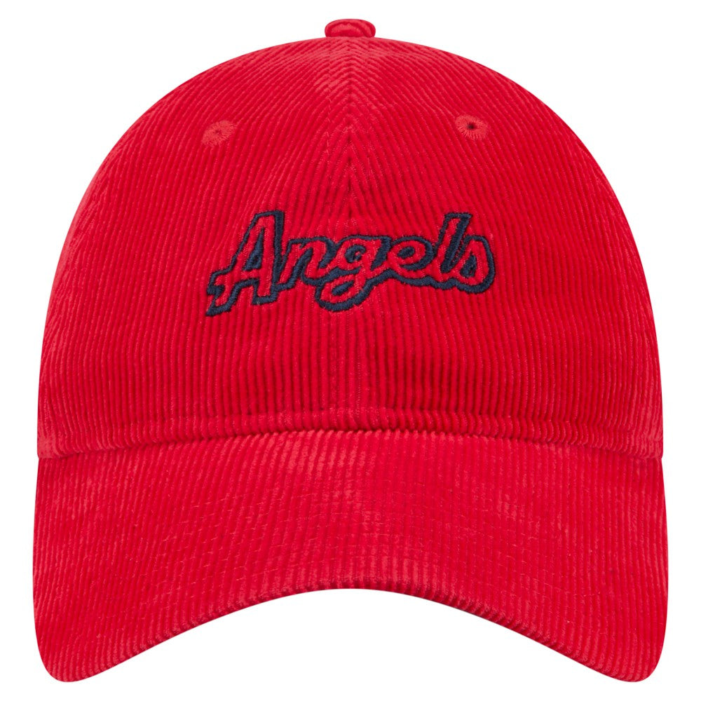 Los Angeles Angels Women's Corduroy 9TWENTY Adjustable Hat - Red | New Era