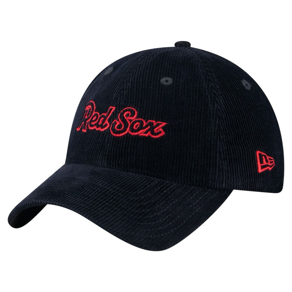 Boston Red Sox Women's Corduroy 9TWENTY Adjustable Hat - Navy | New Era