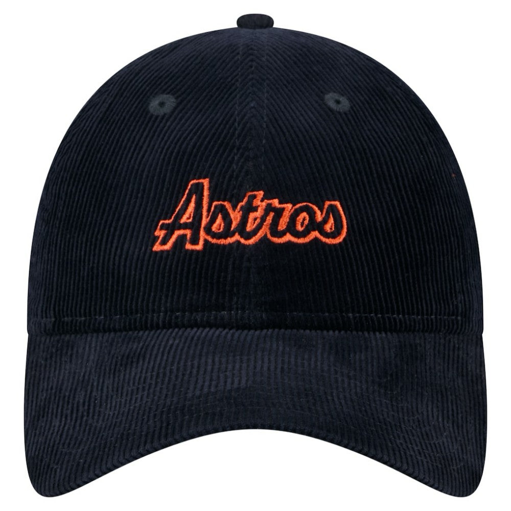 Houston Astros Women's Corduroy 9TWENTY Adjustable Hat - Navy | New Era