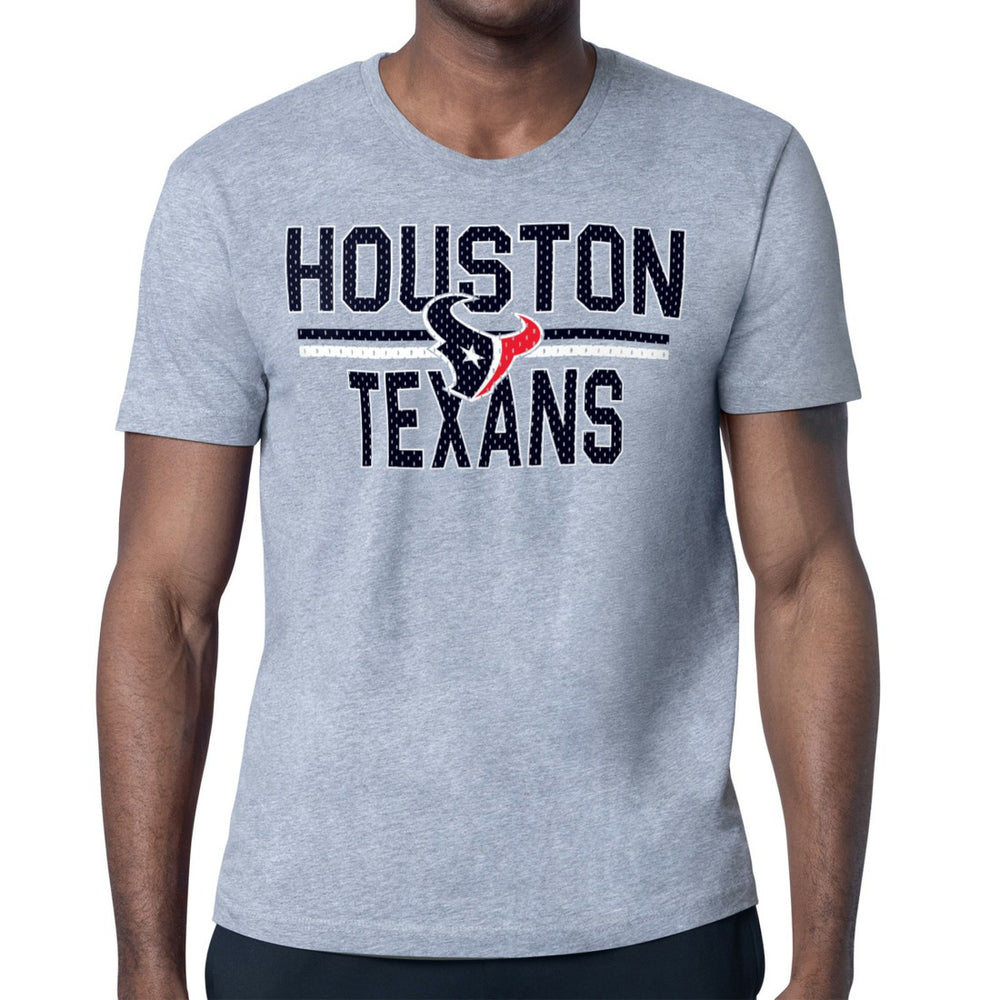 Houston Texans Starter Mesh Look T-Shirt - Heather Gray cheap