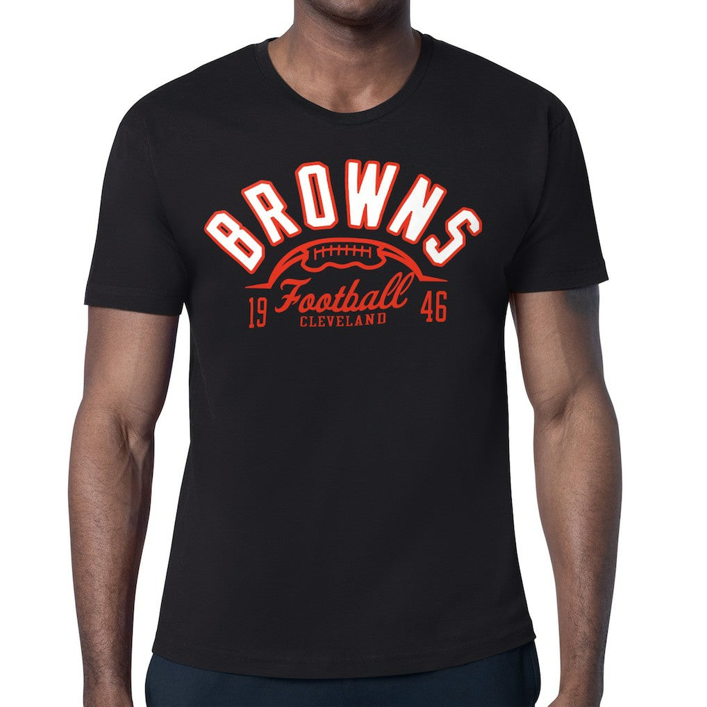 Cleveland Browns Starter Half Ball Logo T-Shirt - Black online