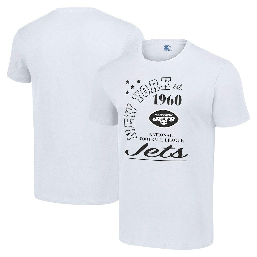 New York Jets Starter Arch City T-Shirt - White sale