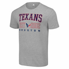 Houston Texans Starter Distressed Graphic T-Shirt - Heather Gray outlet