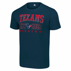 Houston Texans Starter Distressed Graphic T-Shirt - Navy for sale