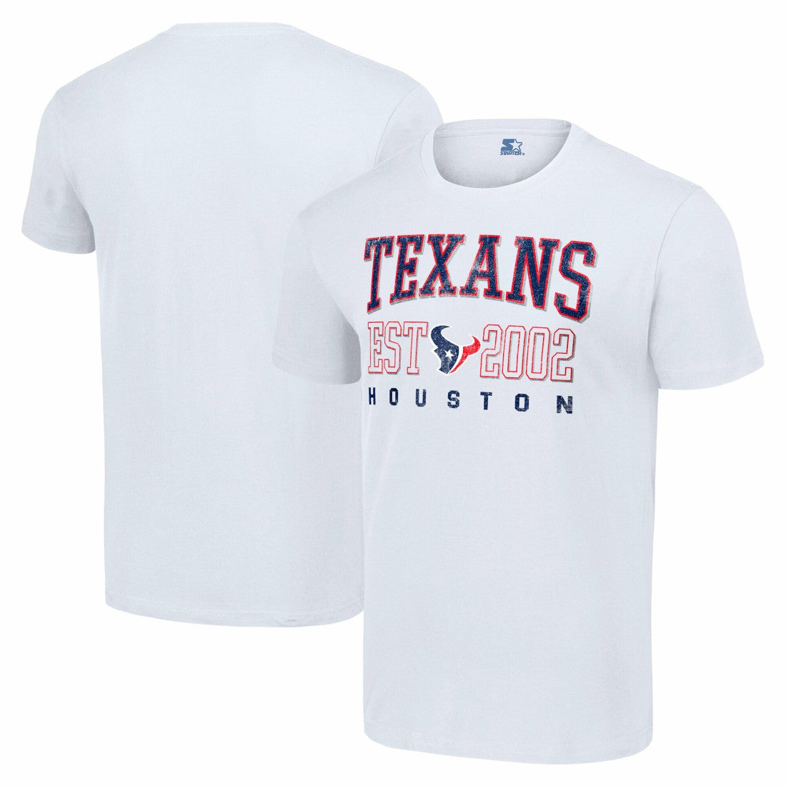 Houston Texans Starter Distressed Graphic T-Shirt - White online