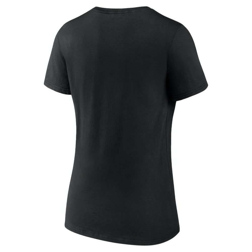 Baltimore Orioles Women's Fastball V-Neck T-Shirt - Black