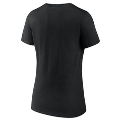 Baltimore Orioles Women's Fastball V-Neck T-Shirt - Black