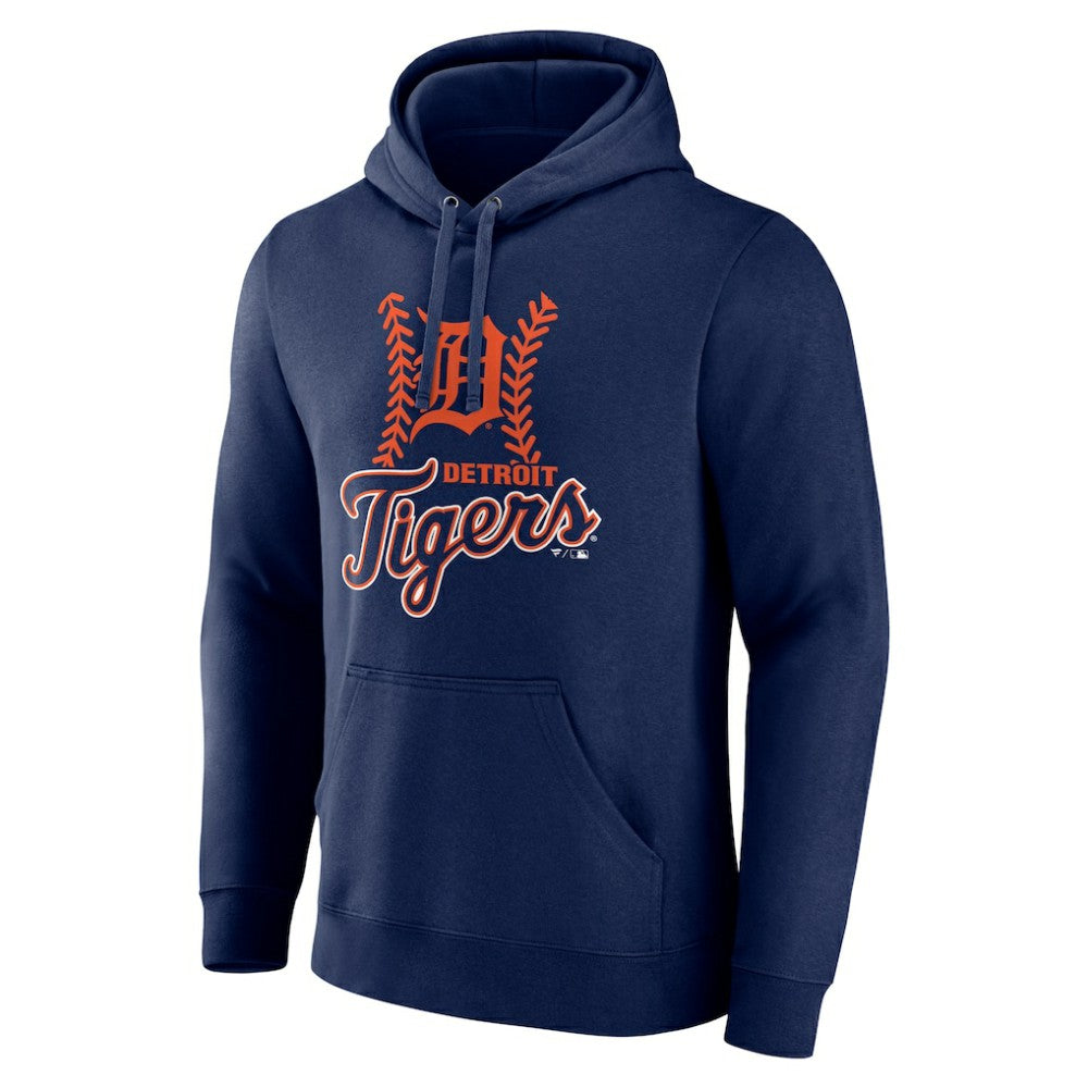 Detroit Tigers Fastball Pullover Hoodie - Navy