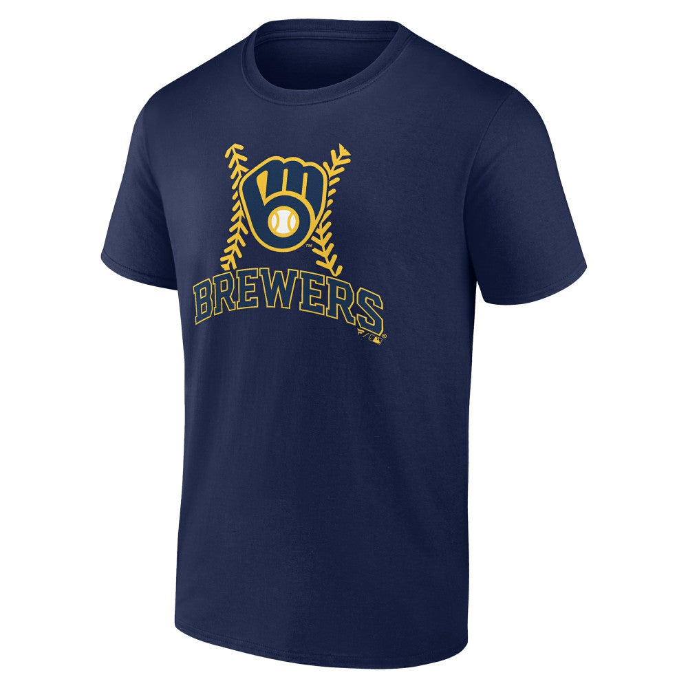 Milwaukee Brewers Fastball T-Shirt - Navy