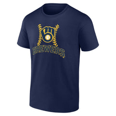 Milwaukee Brewers Fastball T-Shirt - Navy