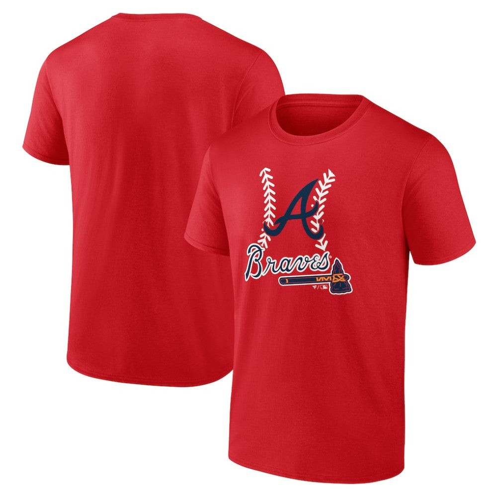 Atlanta Braves Fastball T-Shirt - Red