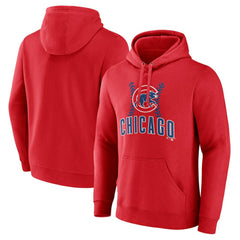 Chicago Cubs Fastball Pullover Hoodie - Red