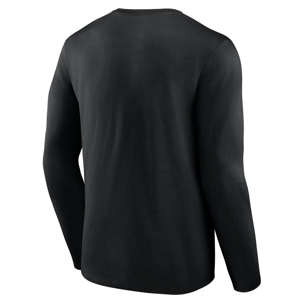 Cincinnati Reds Fastball Long Sleeve T-Shirt - Black
