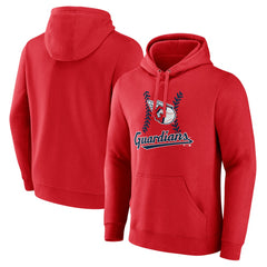 Cleveland Guardians Fastball Pullover Hoodie - Red