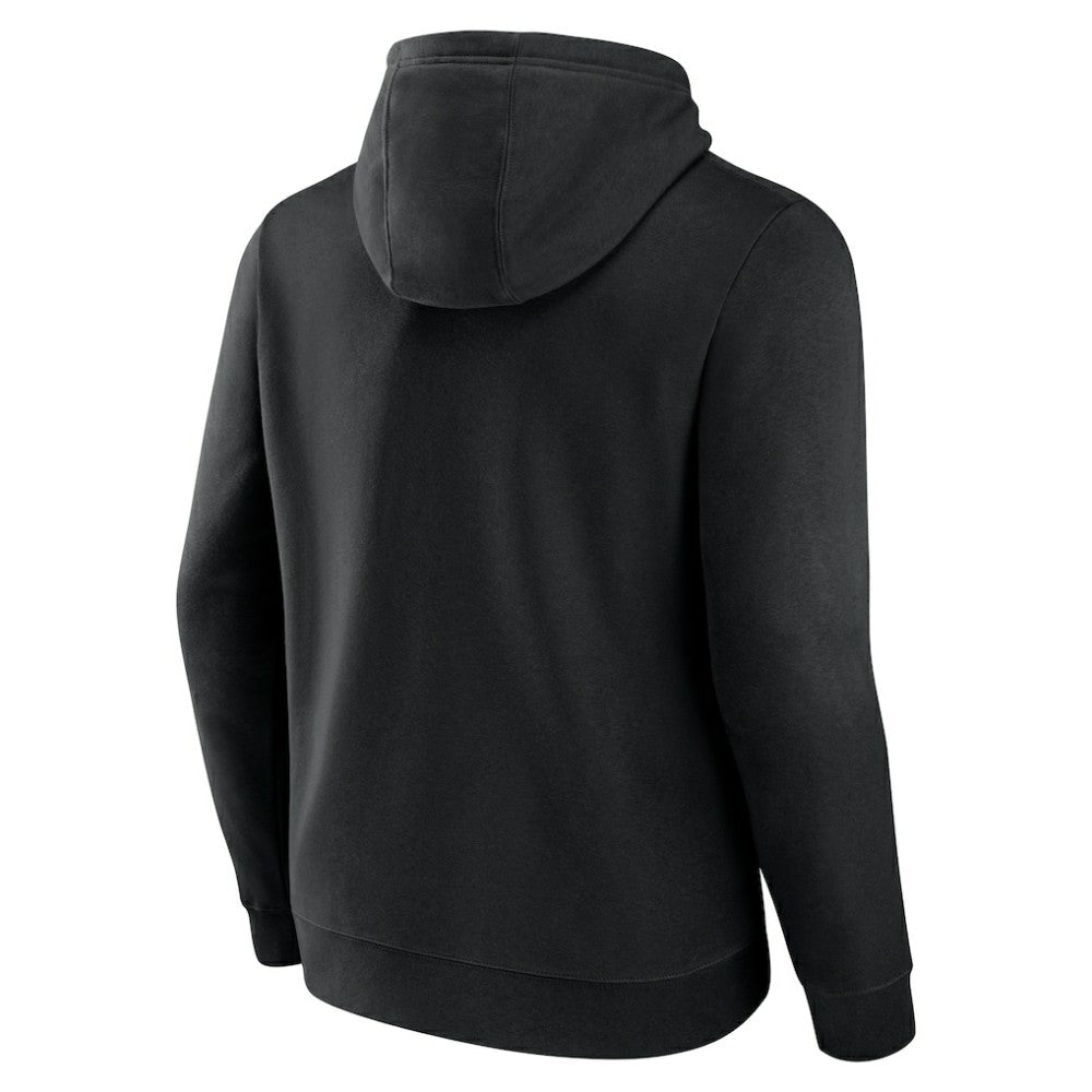 New York Mets Fastball Pullover Hoodie - Black