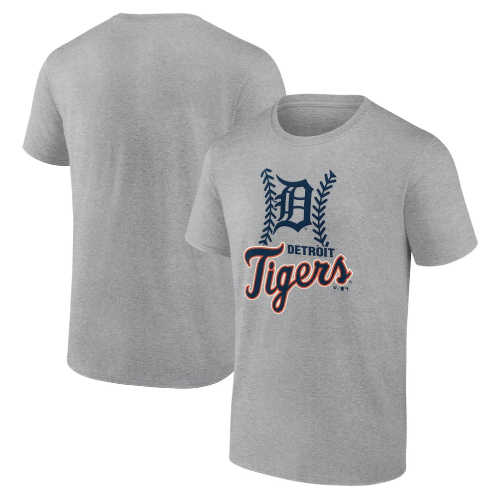 Detroit Tigers Fastball T-Shirt - Heather Gray