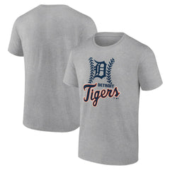Detroit Tigers Fastball T-Shirt - Heather Gray