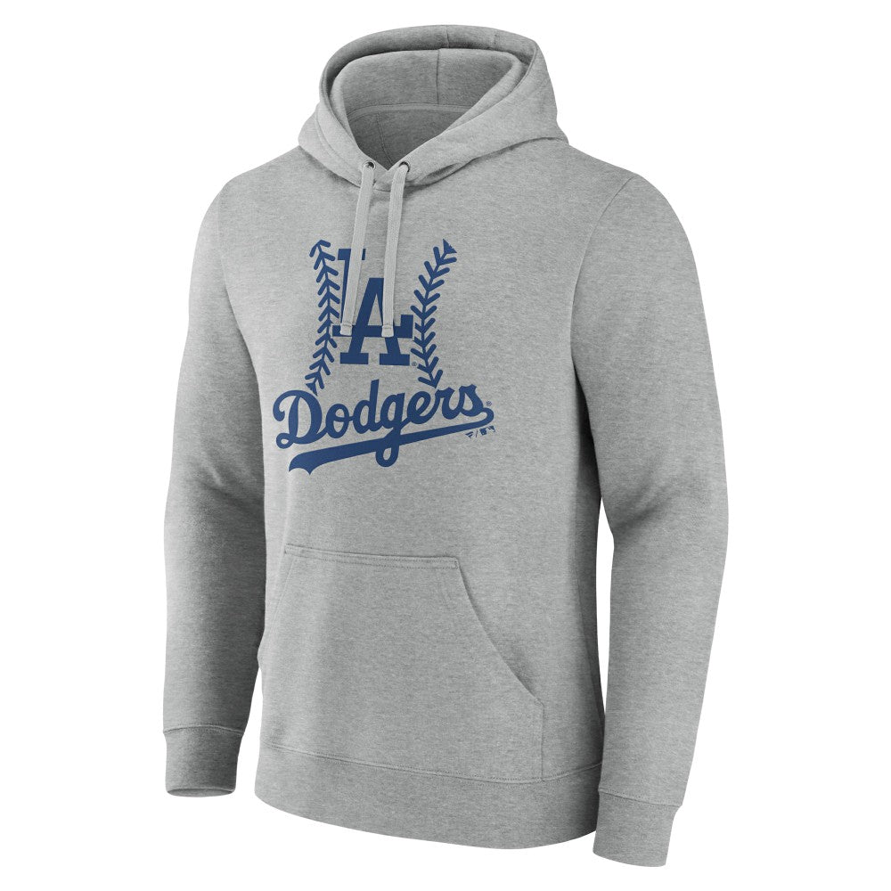Los Angeles Dodgers Fastball Pullover Hoodie - Gray