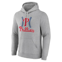 Philadelphia Phillies Fastball Pullover Hoodie - Gray