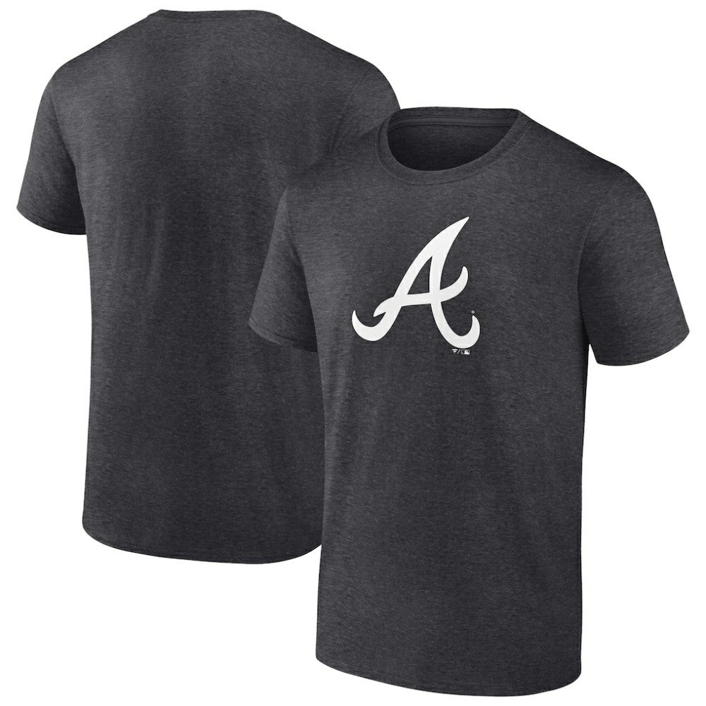 Atlanta Braves Monochrome T-Shirt - Charcoal