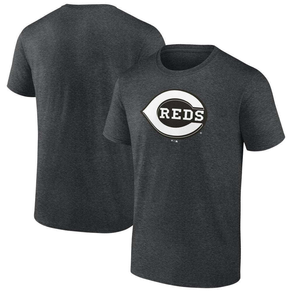 Cincinnati Reds Monochrome T-Shirt - Charcoal