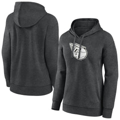 Cleveland Guardians Women's Monochrome Pullover Hoodie - Charcoal