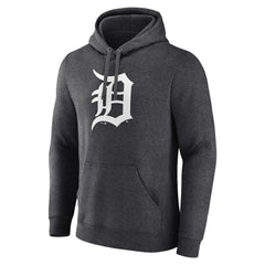 Detroit Tigers Monochrome Pullover Hoodie - Charcoal