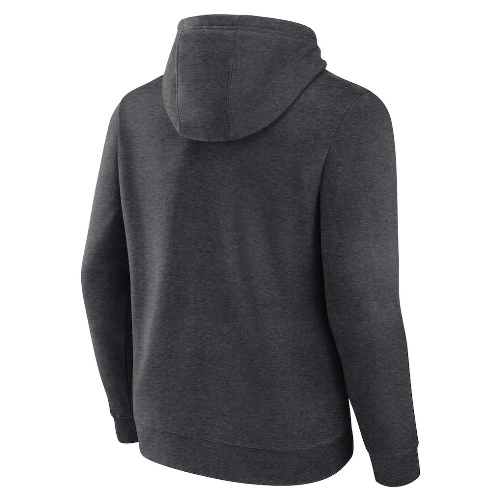 Los Angeles Dodgers Monochrome Pullover Hoodie - Charcoal