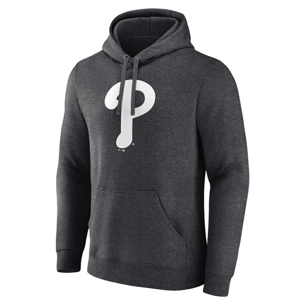 Philadelphia Phillies Monochrome Pullover Hoodie - Charcoal