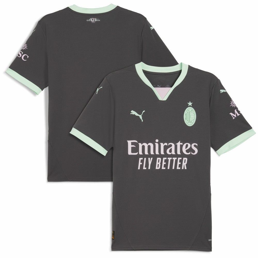 AC Milan 2024/25 Third Replica Jersey - Charcoal | Puma cheap
